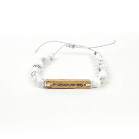 Mantra Bracelet by Bodhi: "Write Your Own Story"