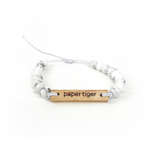 Mantra Bracelet by Bodhi: "Paper Tiger"