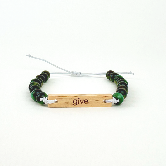 Mantra Bracelet by Bodhi: "Give"