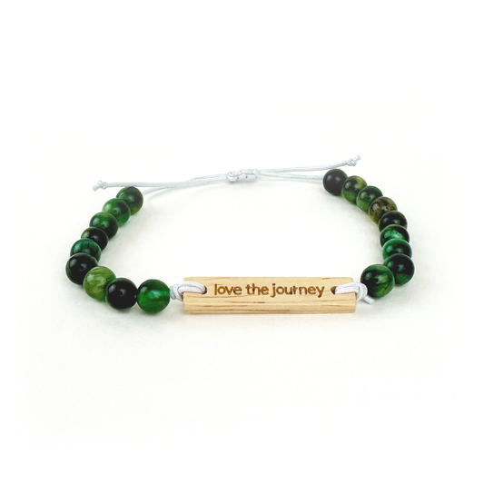 Mantra Bracelet by Bodhi: "Love the Journey"