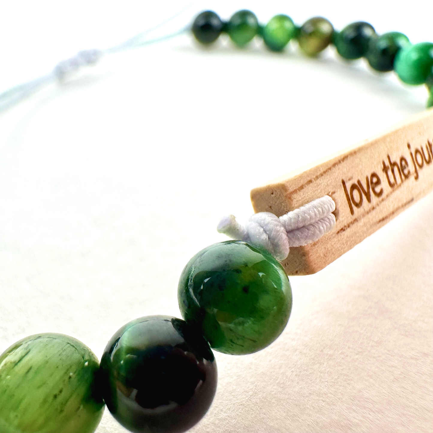 Mantra Bracelet by Bodhi: "Love the Journey"