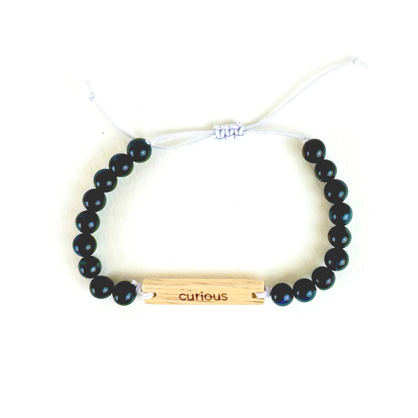 Mantra Bracelet by Bodhi: "Curious"