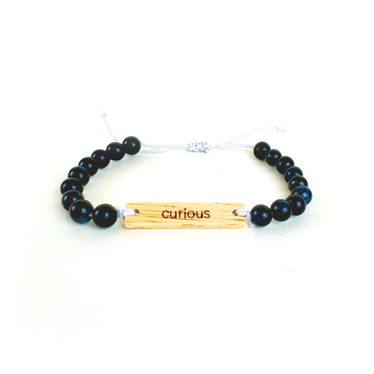 Mantra Bracelet by Bodhi: "Curious"