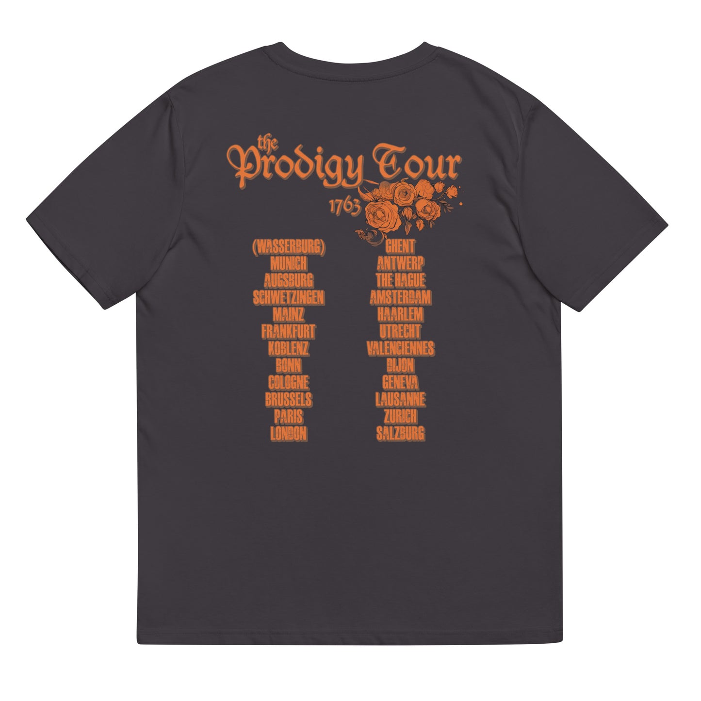 Mozart Concert Tour – Unisex organic cotton t-shirt