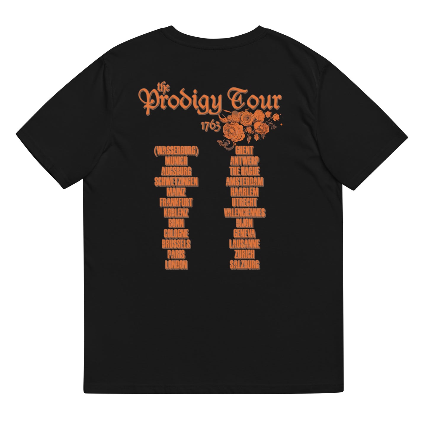Mozart Concert Tour – Unisex organic cotton t-shirt