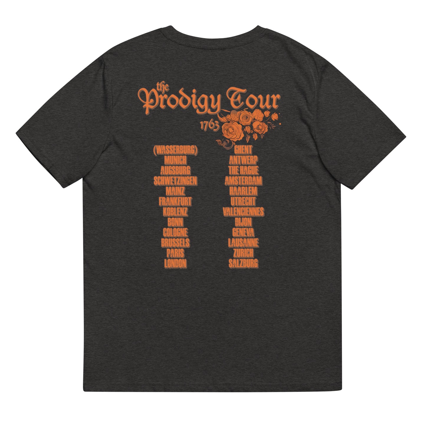 Mozart Concert Tour – Unisex organic cotton t-shirt