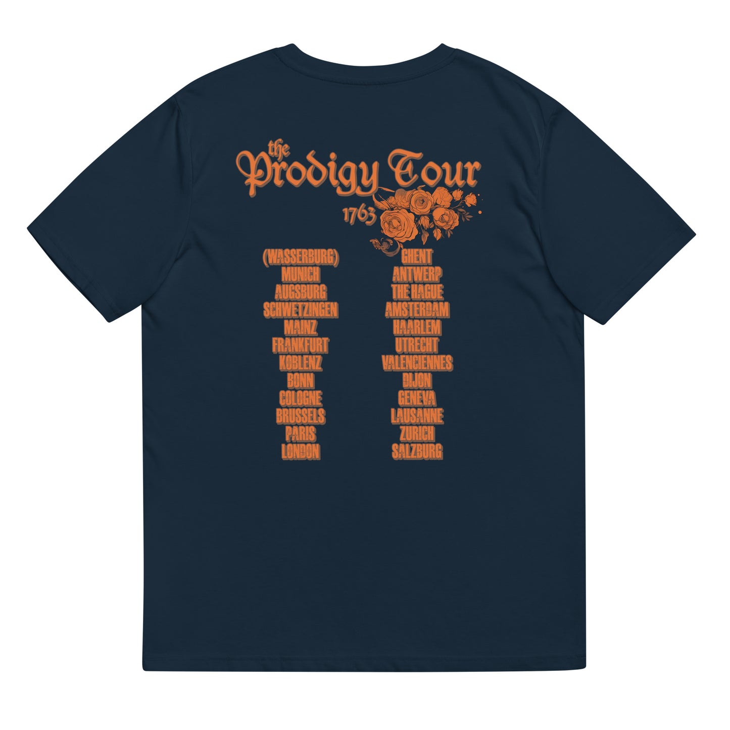 Mozart Concert Tour – Unisex organic cotton t-shirt