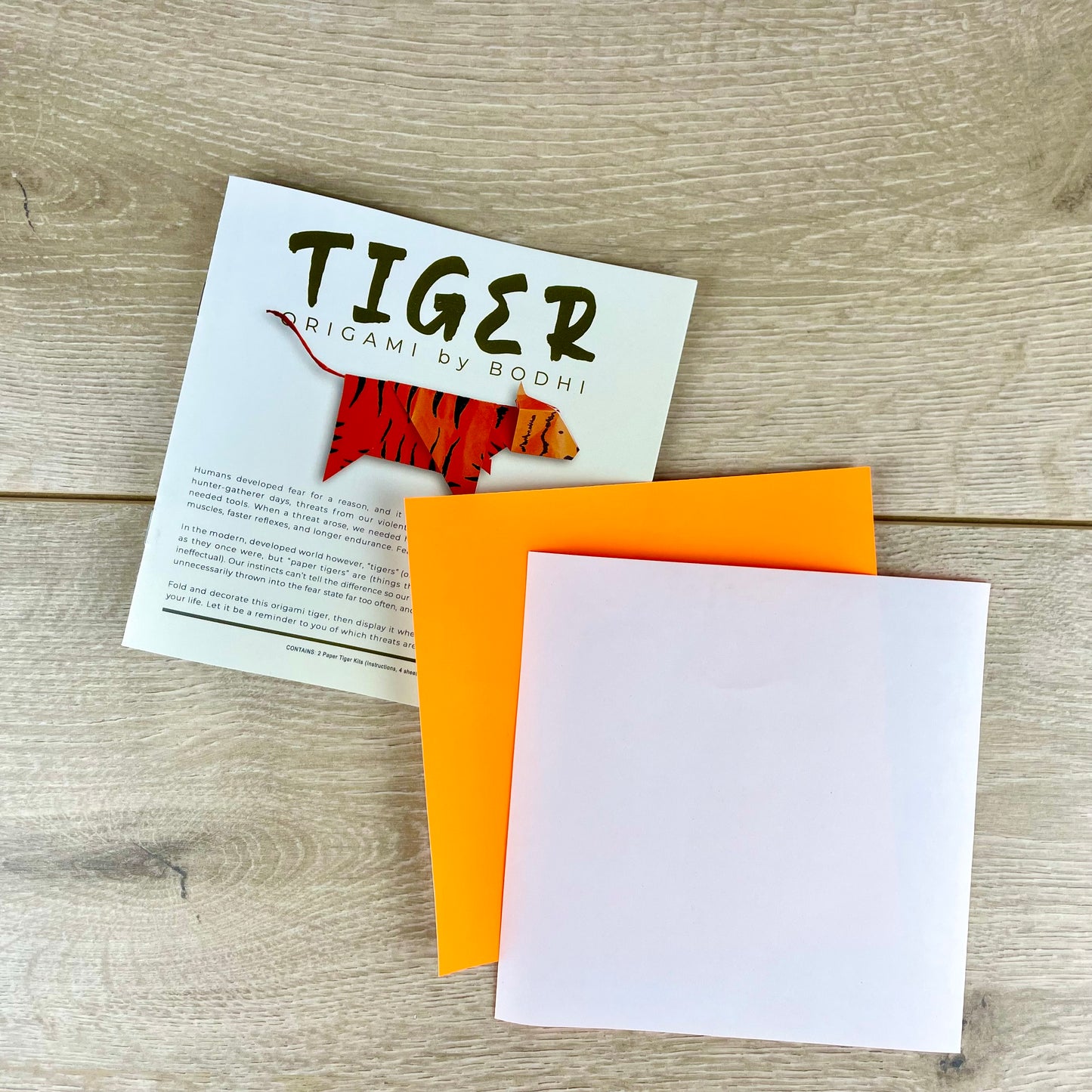 Paper Tiger Origami Kit... Master Your Fears!