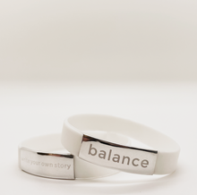 Load image into Gallery viewer, Bodhi Band - Your band is white silicone for maximum stretchability and aluminum for a light, yet sophisticated, look
